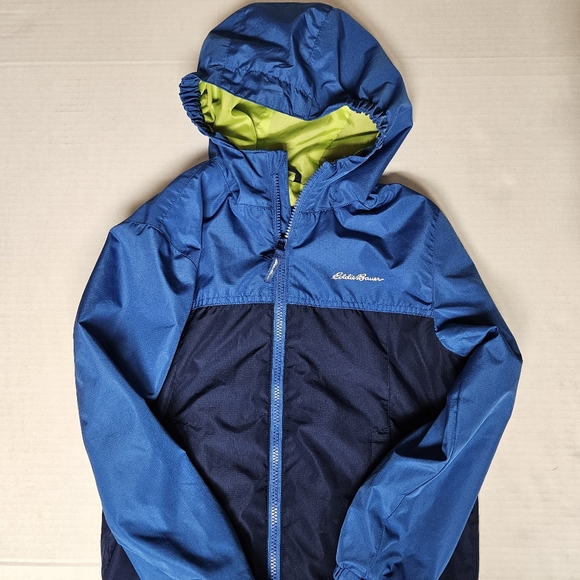 Eddie Bauer Kids 7/8 Zip‎ Up Blue Jacket - Picture 1 of 7
